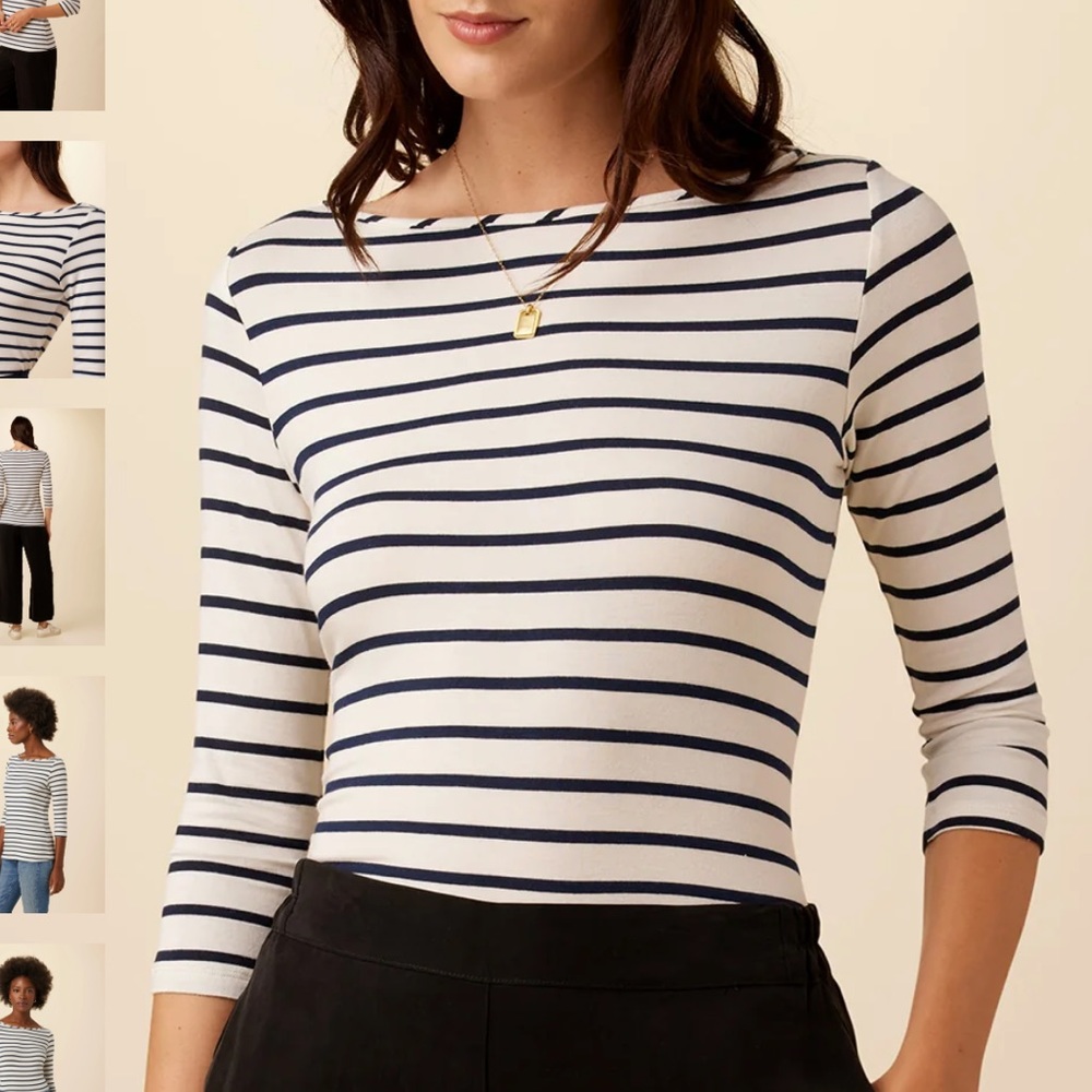 Amour Vert Francoise 3/4 Sleeve Tee